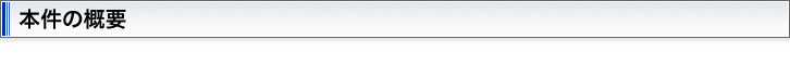 本件の概要